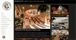 Desktop Screenshot of cabotoclub.com