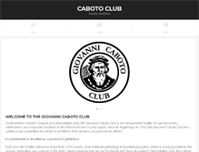 Tablet Screenshot of cabotoclub.com